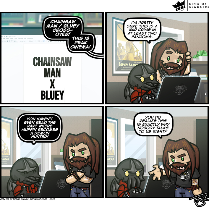 Chainsaw Man X Bluey